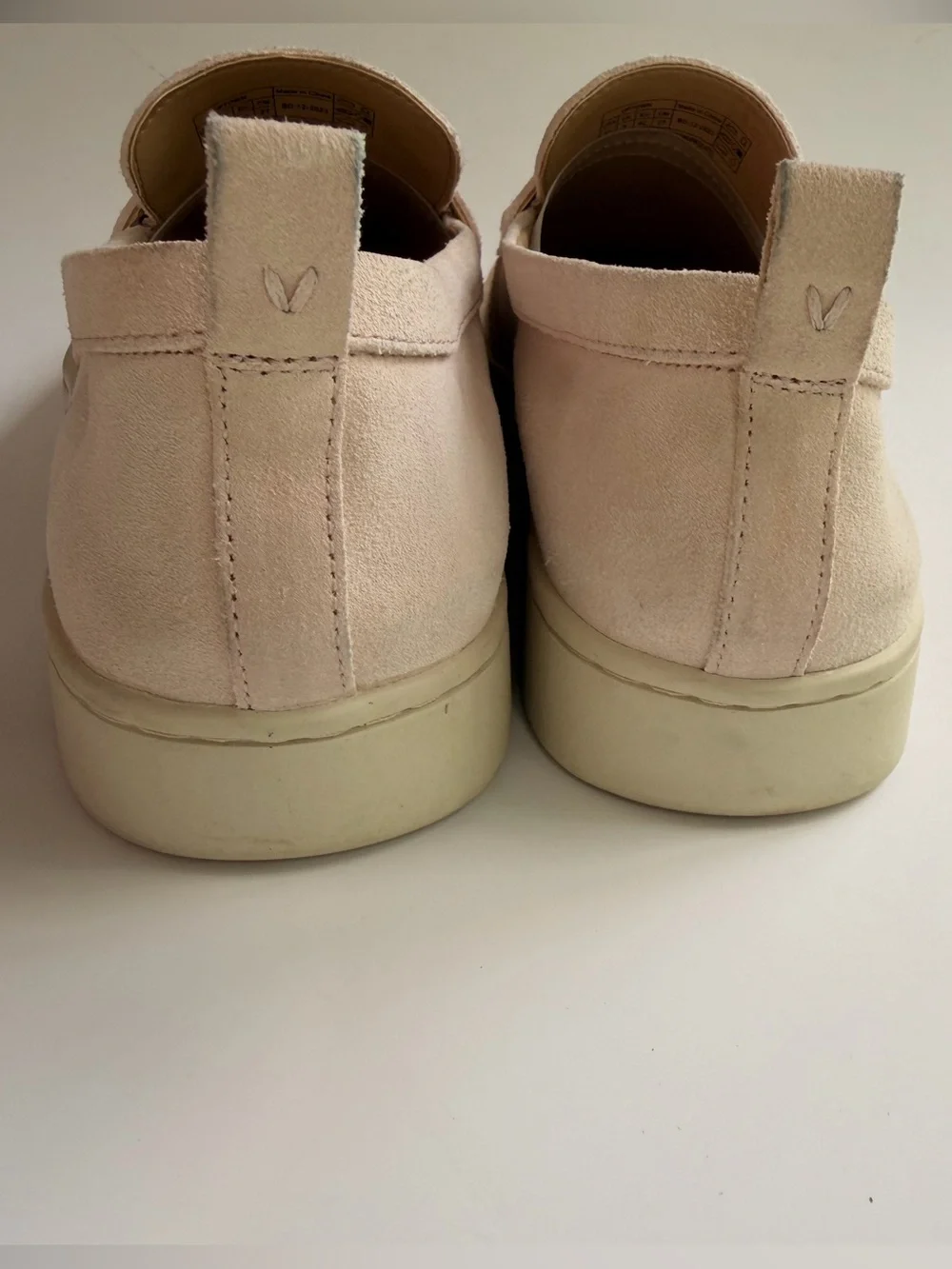 Vionic Uptown Loafers Blush Pink Suede Slip-On Comfort Shoes Women’s Size 11 EUC
